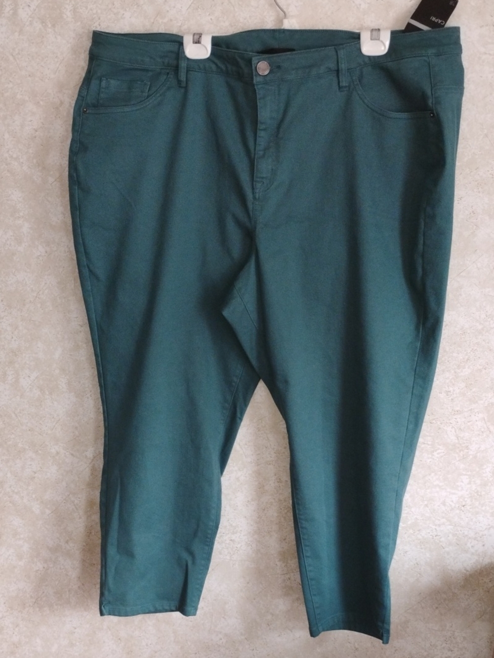 Lane Bryant NWT Plus Size Women's Jeans Green Cropped Pants/Size 28